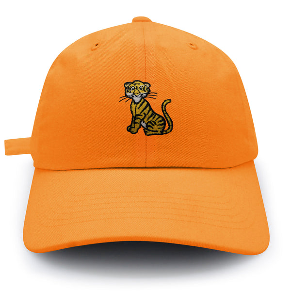 Cartoon Tiger Dad Hat Embroidered Baseball Cap