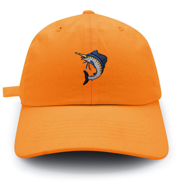 Marlin Dad Hat Embroidered Baseball Cap