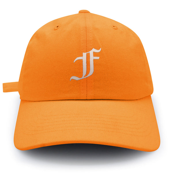 Old English Letter F Dad Hat Embroidered Baseball Cap English Alphabet