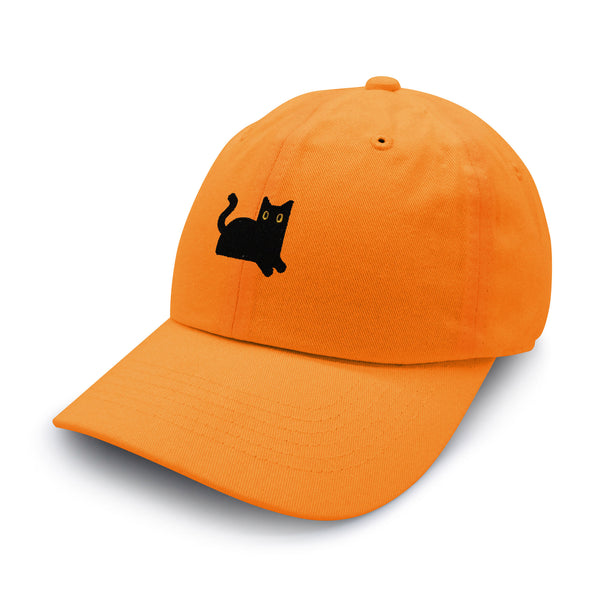 Black Cat Dad Hat Embroidered Baseball Cap Cat Mom