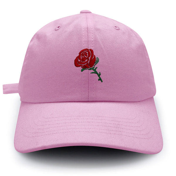 Rose Dad Hat Embroidered Baseball Cap Flower Floral Love