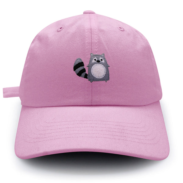 Racoon Dad Hat Embroidered Baseball Cap Cute Zoo