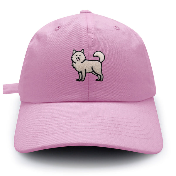 Samoyed Dad Hat Embroidered Baseball Cap Dog Puppy