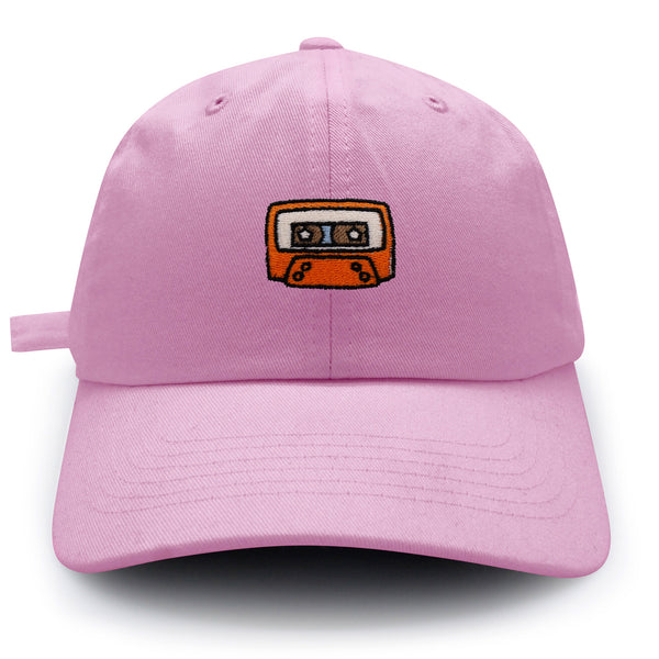 Cassette Dad Hat Embroidered Baseball Cap Retro Cassette Player Music