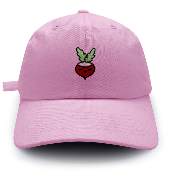 Radish Dad Hat Embroidered Baseball Cap Vegan Vegetable Farmer