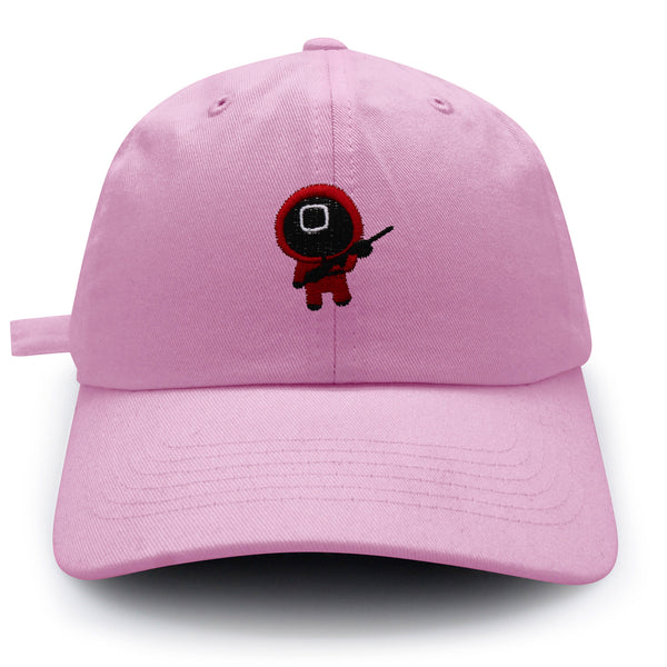 Squidman Dad Hat Embroidered Baseball Cap Game Death