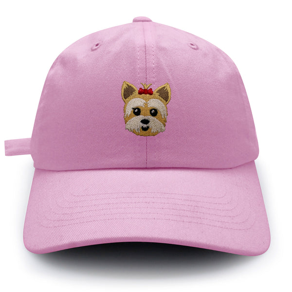 Yorkshire Terrier Dad Hat Embroidered Baseball Cap Puppy Yorkie