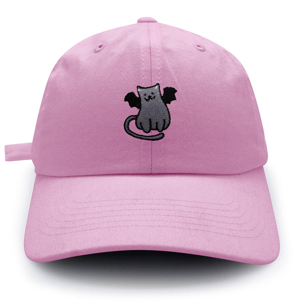 Bat-cat Dad Hat Embroidered Baseball Cap Cat Kitty