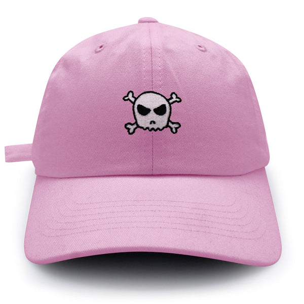 Skull Dad Hat Embroidered Baseball Cap Scary Bone