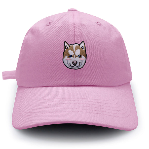 Odd eyes Dad Hat Embroidered Baseball Cap Huskey Dog