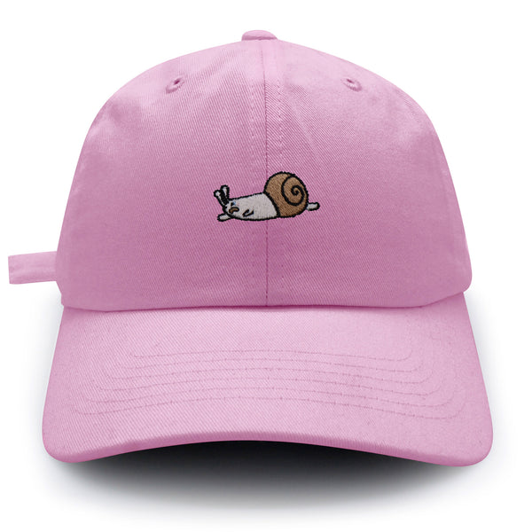 Sleepy Snail Dad Hat Embroidered Baseball Cap Mud Cute