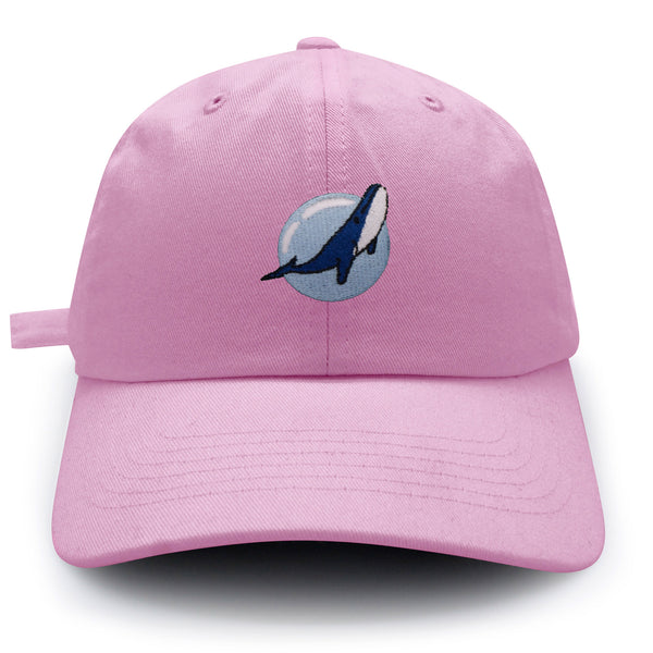 Whale Dad Hat Embroidered Baseball Cap Fishing Nature