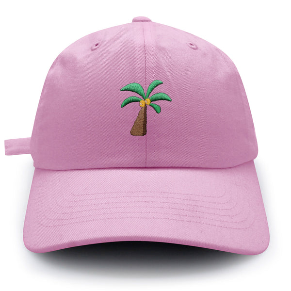 Palm Tree Dad Hat Embroidered Baseball Cap Coconut