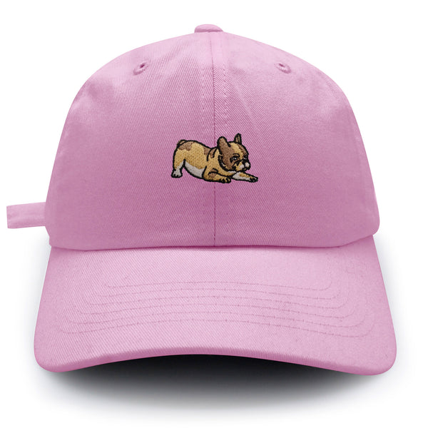 French Bulldog Dad Hat Embroidered Baseball Cap Dog Puppy