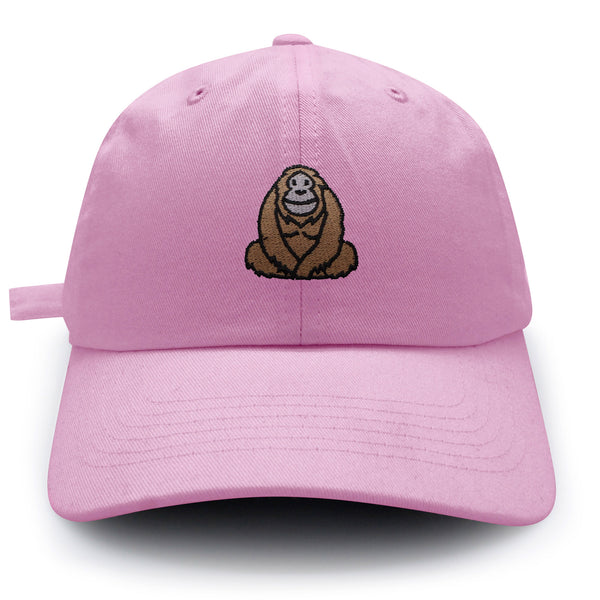 Orangutan Dad Hat Embroidered Baseball Cap Sumatran Monkey