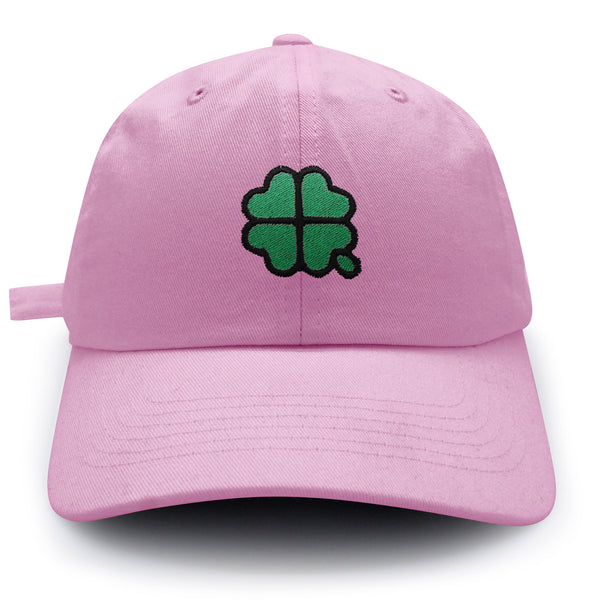 Four Leaf Clover  Dad Hat Embroidered Baseball Cap Clove Lucky