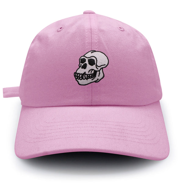 Gorilla Skull Dad Hat Embroidered Baseball Cap Skelton