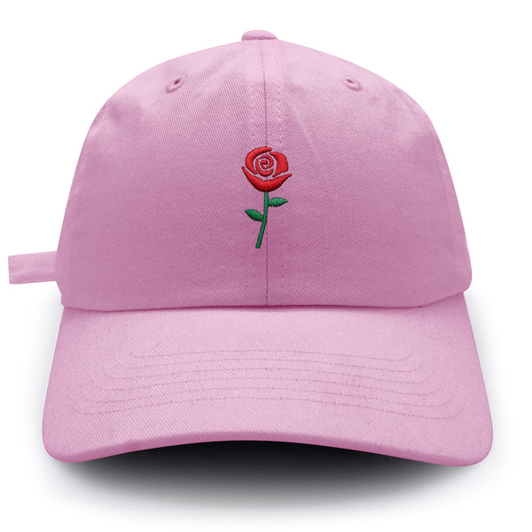 Rose Dad Hat Embroidered Baseball Cap Flower