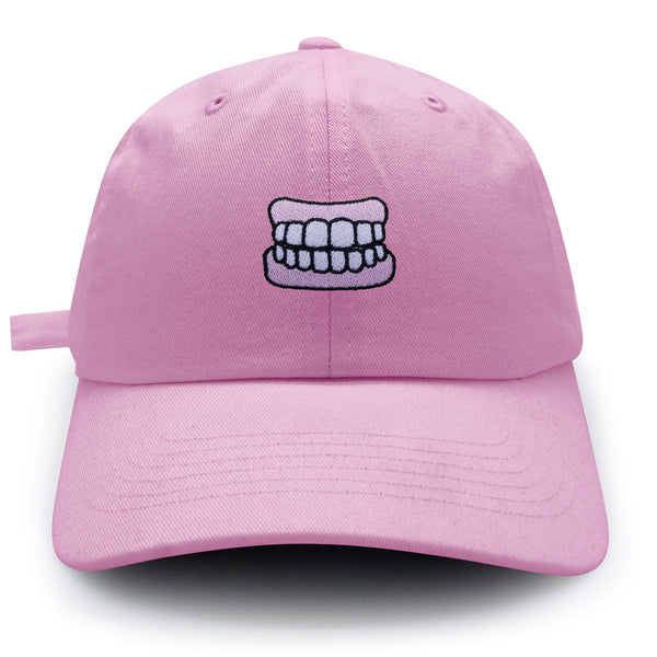 Dentures Dad Hat Embroidered Baseball Cap Funny