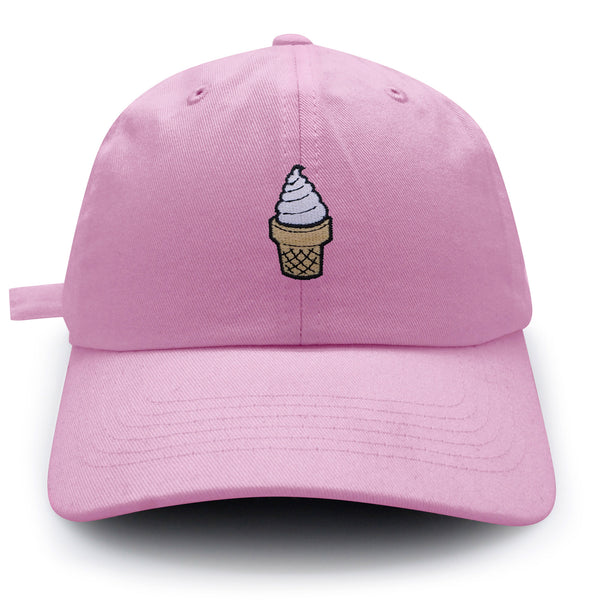 Ice Cream Cone Dad Hat Embroidered Baseball Cap Foodie