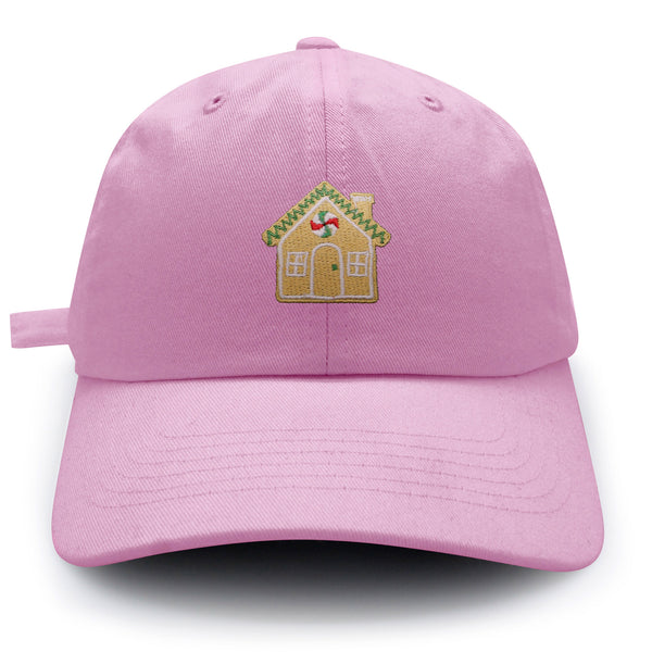 Gingerbread House  Dad Hat Embroidered Baseball Cap Holiday