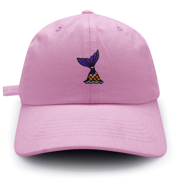 Mermaid Tail Dad Hat Embroidered Baseball Cap Cute