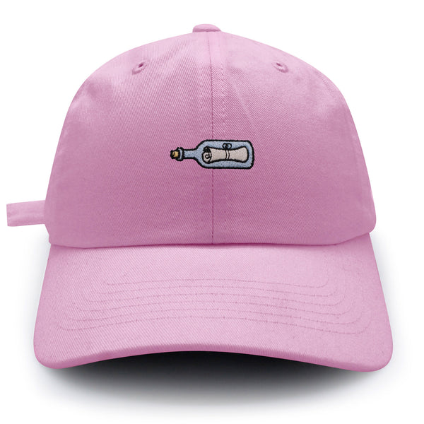 Message in a Bottle Dad Hat Embroidered Baseball Cap Gift