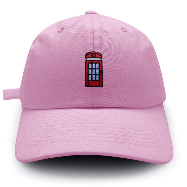 Telephone Booth Dad Hat Embroidered Baseball Cap Vintage