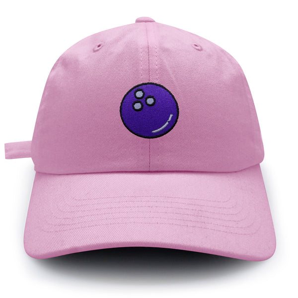 Bowling Ball Dad Hat Embroidered Baseball Cap Cosmic