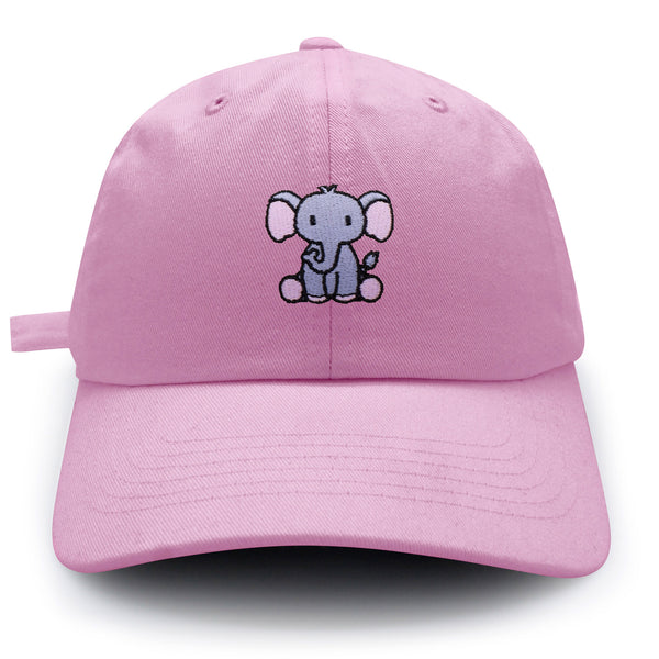 Sitting Elephant Dad Hat Embroidered Baseball Cap Cute Sitting