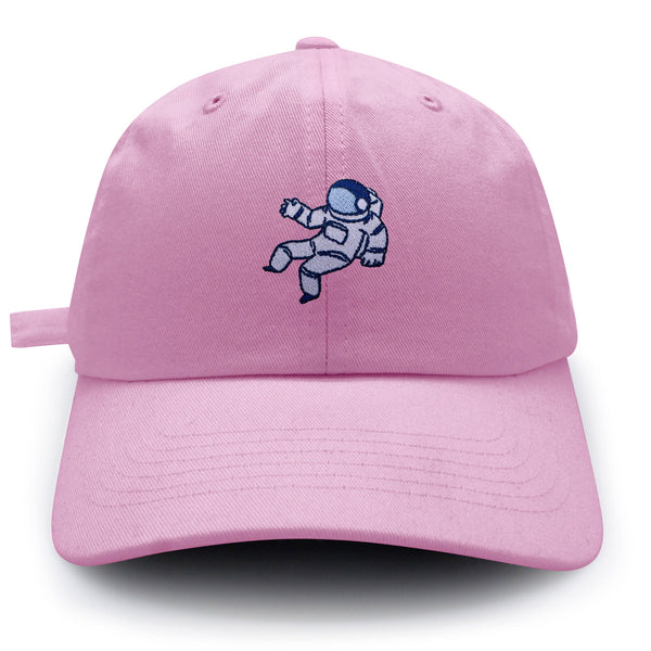 Astronaut in Space Dad Hat Embroidered Baseball Cap Astronaut Suit