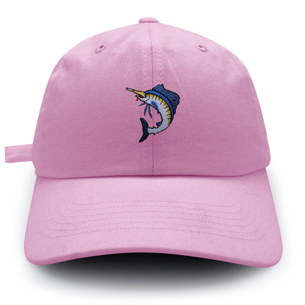 Marlin Dad Hat Embroidered Baseball Cap