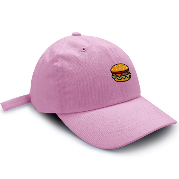 Hamburger Dad Hat Embroidered Baseball Cap Fast Food