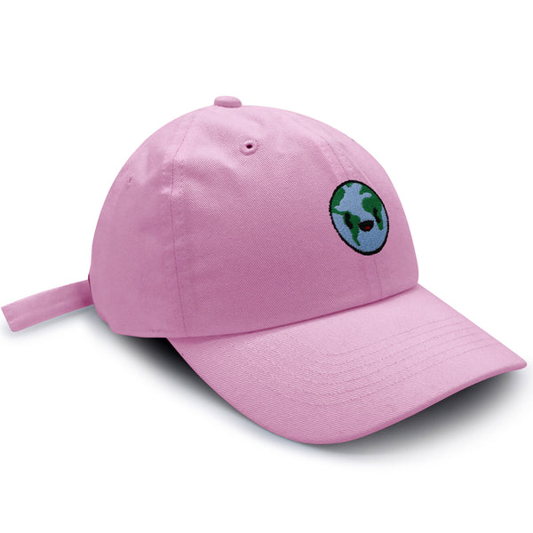 Happy Earth Dad Hat Embroidered Baseball Cap Earth Environment