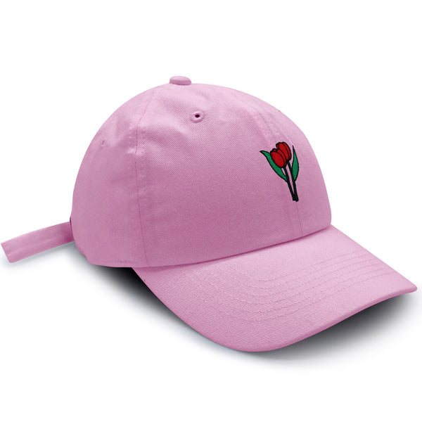 Tulips Dad Hat Embroidered Baseball Cap Flower Plant