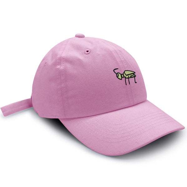 Grasshopper  Dad Hat Embroidered Baseball Cap Green