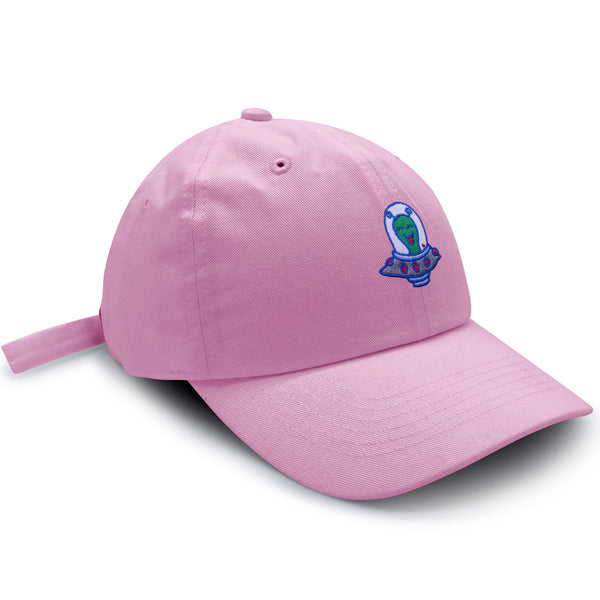 Flying Saucer Dad Hat Embroidered Baseball Cap UFO