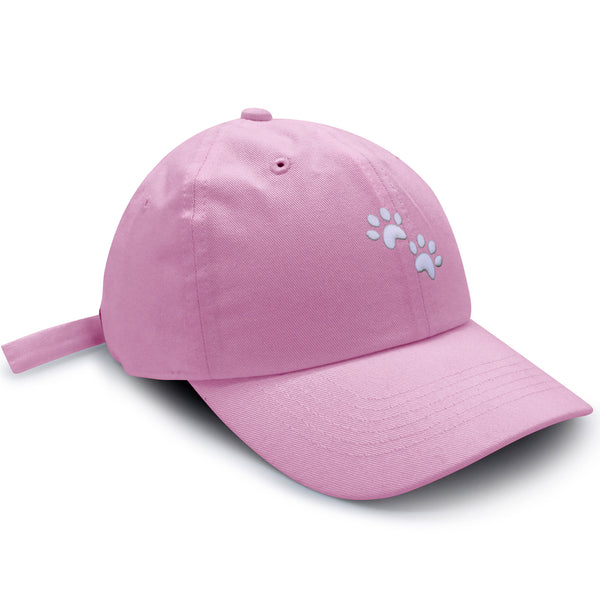 Dog Paw Dad Hat Embroidered Baseball Cap Puppy Paws