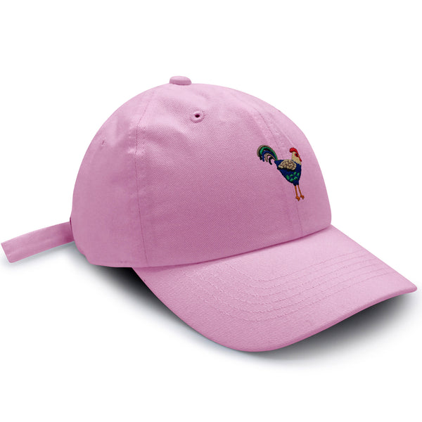 Colorful Chicken Dad Hat Embroidered Baseball Cap Pollo