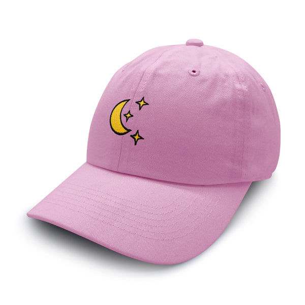 Moon Dad Hat Embroidered Baseball Cap Space Sky Night