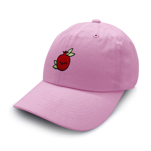 Pomegranate Dad Hat Embroidered Baseball Cap Vegan Fruit Garnet