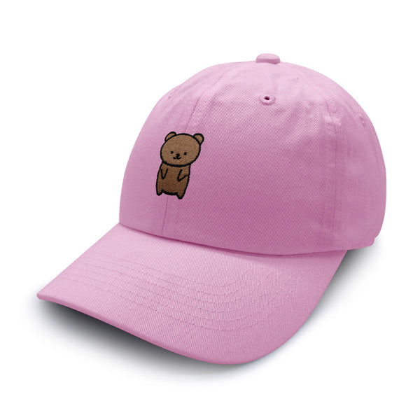 Bear Dad Hat Embroidered Baseball Cap Teddy Bear Brown