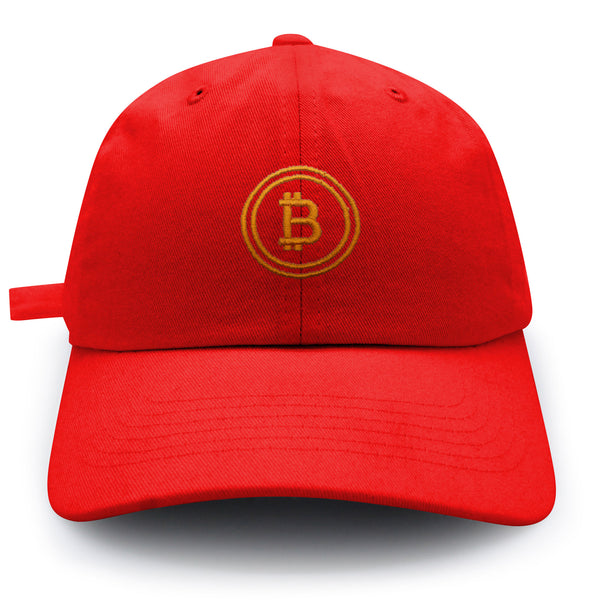 Bitcoin Dad Hat Embroidered Baseball Cap Cryptocurrency