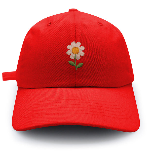 Chamomile Flower Dad Hat Embroidered Baseball Cap Floral