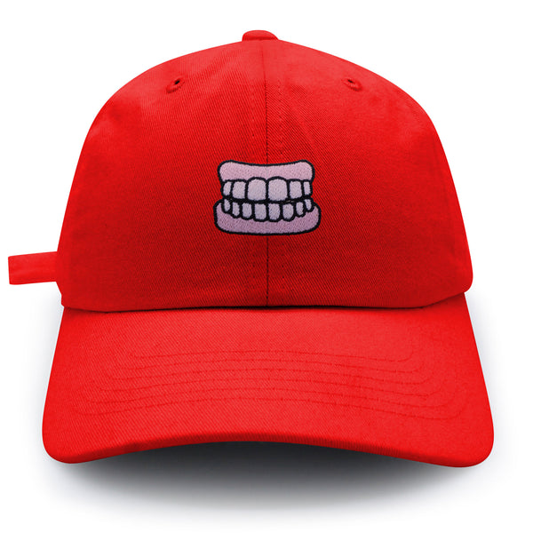 Dentures Dad Hat Embroidered Baseball Cap Funny