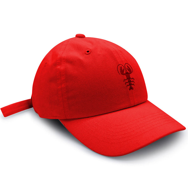 Lobster Dad Hat Embroidered Baseball Cap Shellfish Foodie