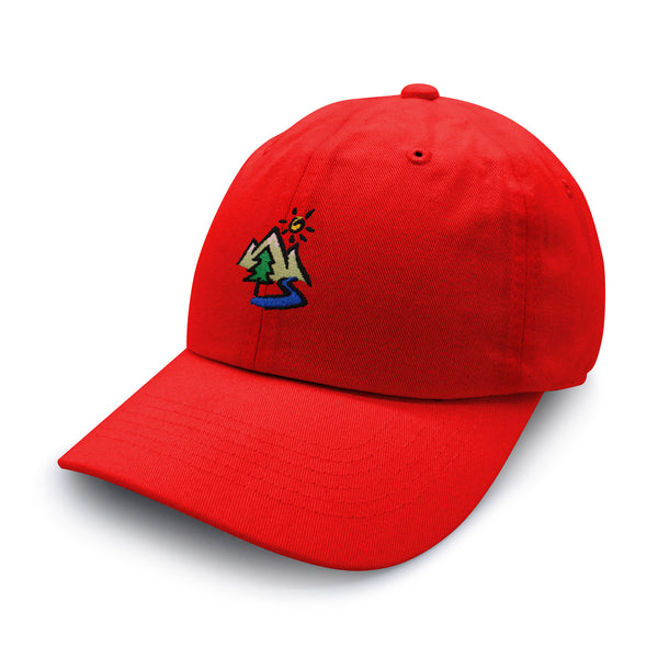 Mountain Dad Hat Embroidered Baseball Cap Image