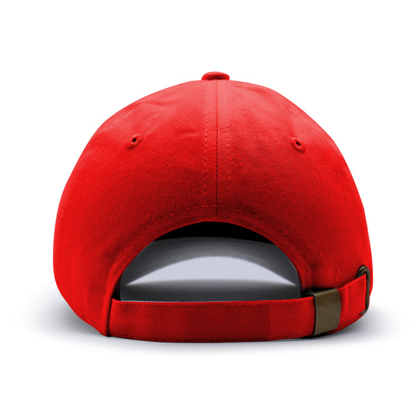 Squid Character Dad Hat Embroidered Baseball Cap Game Red Uniform