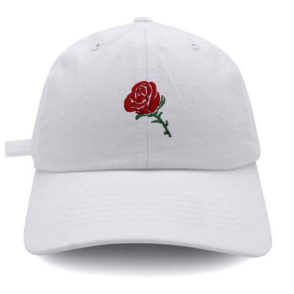 Rose Dad Hat Embroidered Baseball Cap Flower Floral Love