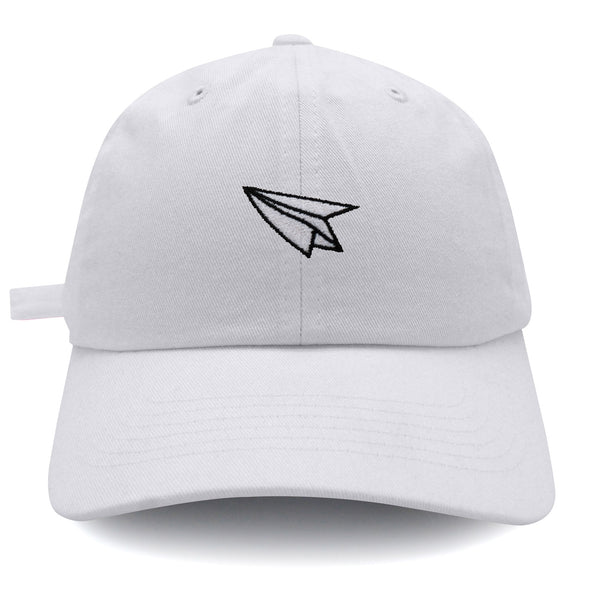 Paper Airplane Dad Hat Embroidered Baseball Cap Plane Sky